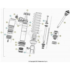 Beta RR350 26 Schwingarm/Federbein 1