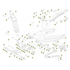 Beta RR430 15 Schwingarm/Federbein 1