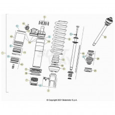 Beta RR430 26 Schwingarm/Federbein 1