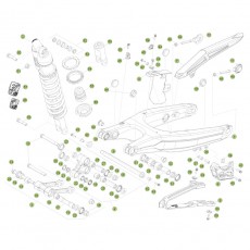 Beta RR450 Cross Country 12 Schwingarm/Federbein