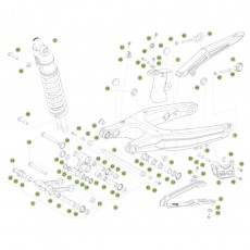 Beta RR450 Racing 14 Schwingarm/Federbein1