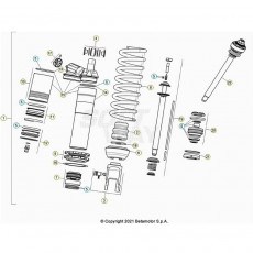 Beta RR480RC 22 4T Schwingarm/Federbein 1