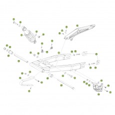 Beta RR50 15 Schwingarm/Federbein