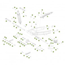 Beta RR50 Factory 15 Schwingarm/Federbein