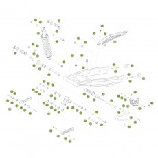 Beta RR50 Sport 16 Schwingarm/Federbein