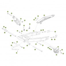 Beta RR50 Standard 13 Schwingarm/Federbein