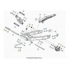 Beta RR50 Motard 24 Schwingarm/Federbein