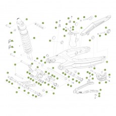 Beta Xtrainer 17 Schwingarm/Federbein 1