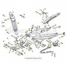 Beta Xtrainer300 18 Schwingarm/Federbein 1