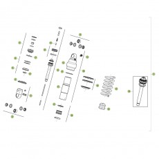 Beta  EVO125 Factory 15 Schwingarm/Federbein 2