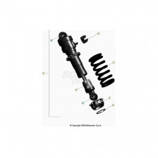 Beta  EVO125 Factory 21 Schwingarm/Federbein