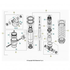 Beta  EVO125 Factory 24 Schwingarm/Federbein 2