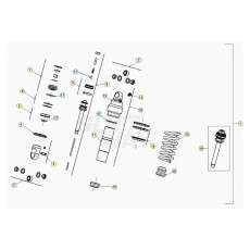 Beta EVO200 23 Schwingarm/Federbein 2