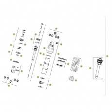 Beta EVO250 Factory 15 Schwingarm/Federbein 2