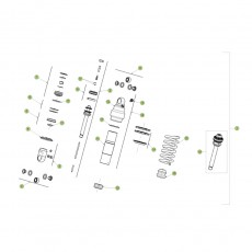 Beta EVO250 Factory 16 Schwingarm/Federbein 2