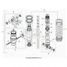 Beta  EVO250 Factory 24 Schwingarm/Federbein