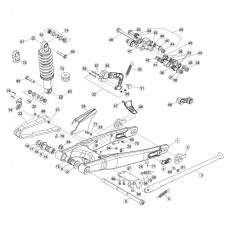 Beta EVO250 16 Schwingarm - Federbein 1