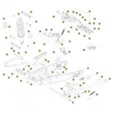 Beta EVO290 09 Schwingarm/Ferderbein 2