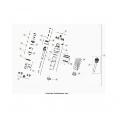 Beta EVO300 2T 23 Schwingarm/Federbein 2