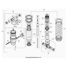 Beta EVO300 Factory 22 Schwingarm/Federbein