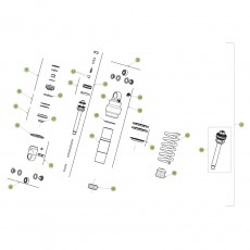Beta EVO300 Factory 4T 16 Schwingarm/Federbein 2
