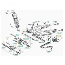 Beta RR125RC 20 Schwingarm/Federbein 2