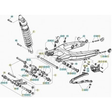 Beta RR125 20 Schwingarm/Federbein 2