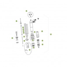 Beta RR250 2T 14 Schwingarm/Federbein 2