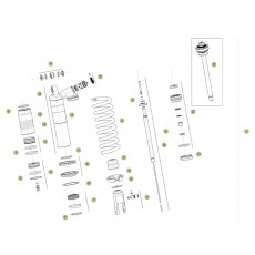 Beta RR250 2T 15 Schwingarm/Federbein 2