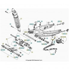 Beta RR300 23 Schwingarm/Federbein 2