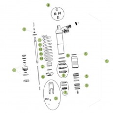 Beta RR350 Racing 13 Schwingarm/Federbein 2