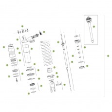 Beta RR350 Racing 15 Schwingarm/Federbein 2