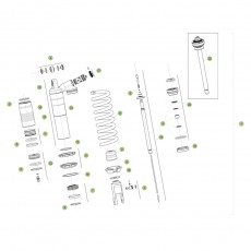 Beta RR350 Racing 16 Schwingarm/Federbein 2