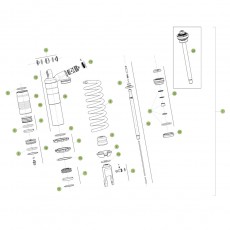 Beta RR430 17 Schwingarm/Federbein 2