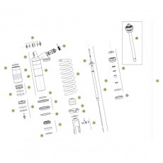 Beta RR430 Racing 16 Schwingarm/Federbein 2