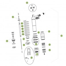 Beta RR450 Racing 14 Schwingarm/Federbein 2