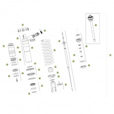 Beta RR480 Racing 15 Schwingarm/Federbein 2