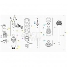Beta Xtrainer250 25 Schwingarm/Federbein 2