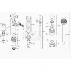 Beta Xtrainer300 21 Schwingarm/Federbein 2