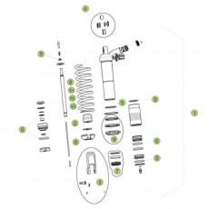 Beta RR300 13 Schwingarm-Federbein 2