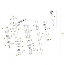 Beta RR250 16 Schwingarm-Federbein 2