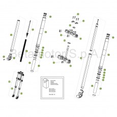 Beta 125 LC 17 Gabel