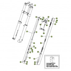 Beta EVO250 4T 09 Gabel