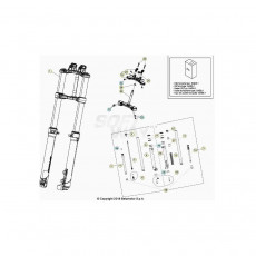 Beta EVO300 2T 24 Gabel