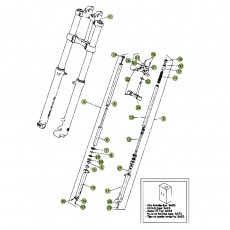 Beta EVO300 4T 12 Gabel