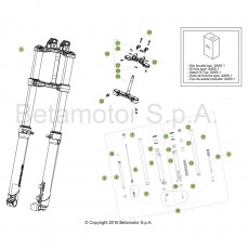 Beta EVO300 4T 18 Gabel