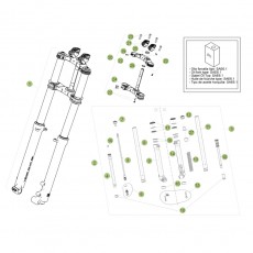 Beta EVO300 Factory 15 Gabel