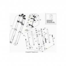 Beta EVO300 Factory 4T 22 Gabel