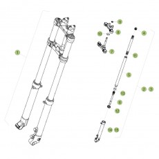 Beta EVO80 Junior 15 Gabel