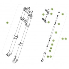 Beta EVO80 Junior 17 Gabel
